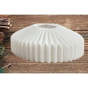 Modern Honeycomb Christmas Tree Collar, Foldable Paper Base Cover, White 26 inch